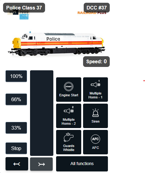 Train Operation Interface